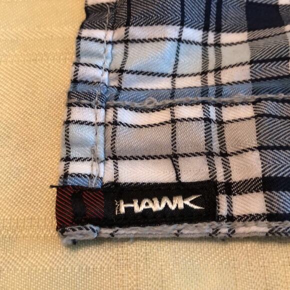 Tony Hawk Men's Button Down Long Sleeve Plaid Shirt Medium - Picture 4 of 13